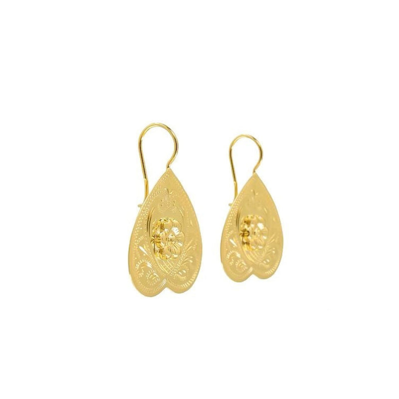 Earrings Rosa Amélia in Gold Plated Silver