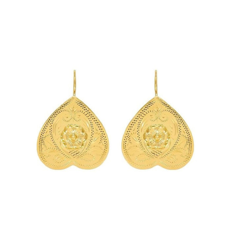 Earrings Rosa Amélia in Gold Plated Silver