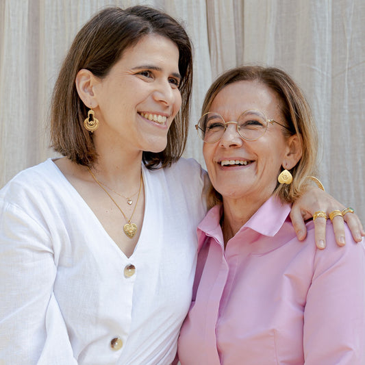 Set Rosa Amélia in Gold Plated Silver