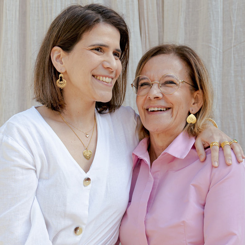 Set Rosa Amélia in Gold Plated Silver