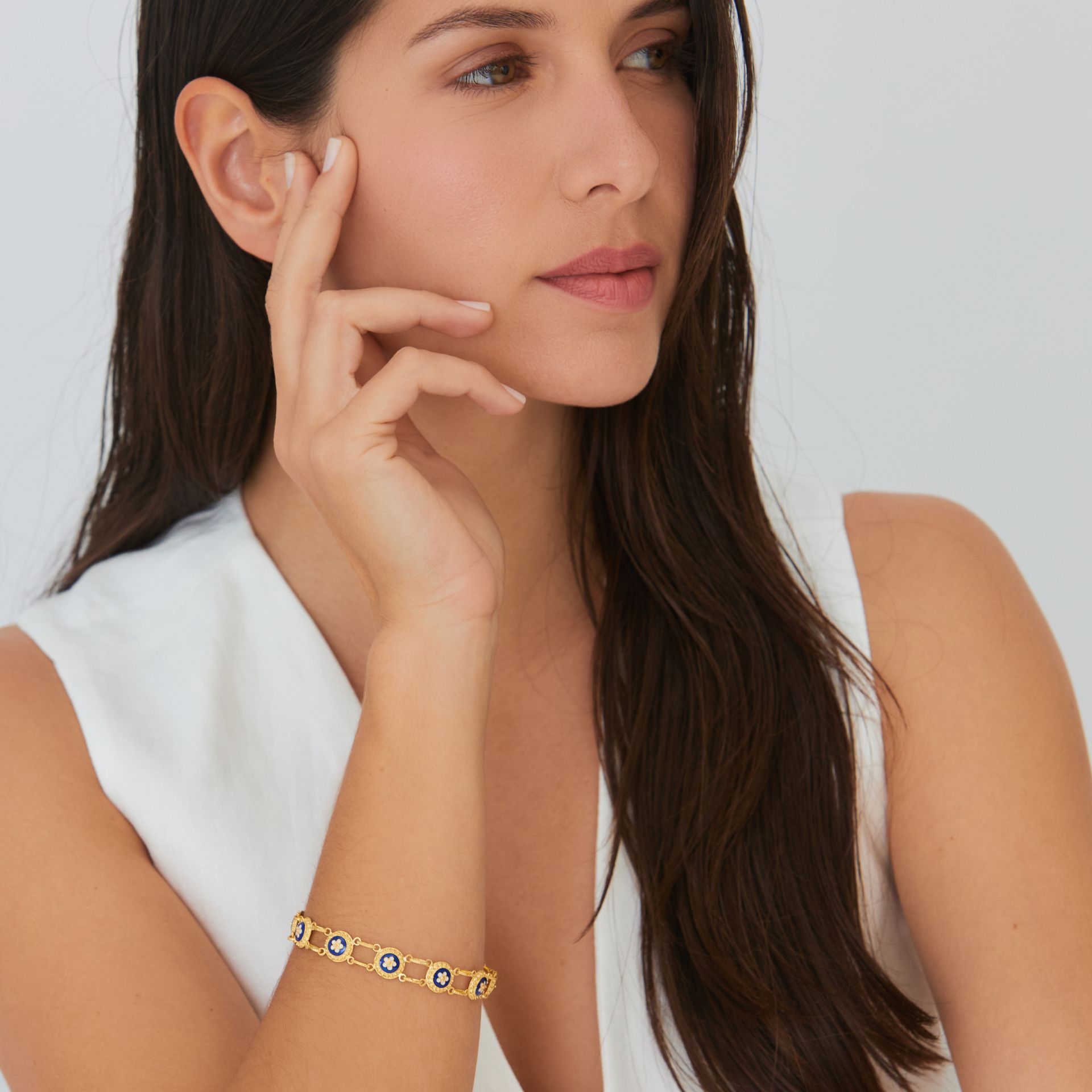 Bracelet Caramujos in Gold Plated Silver