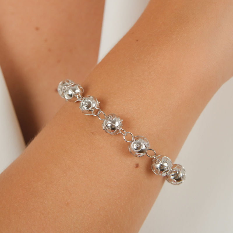 Bracelet Viana's Contas in Silver