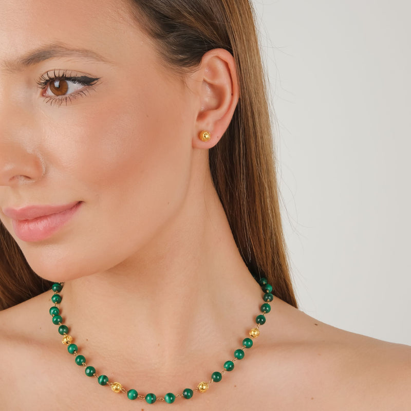 Earrings Viana’s Conta in 19,2Kt Gold