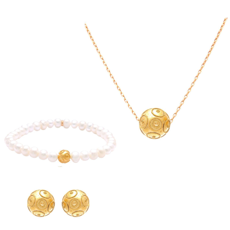 Set Viana’s Conta in 9Kt Gold