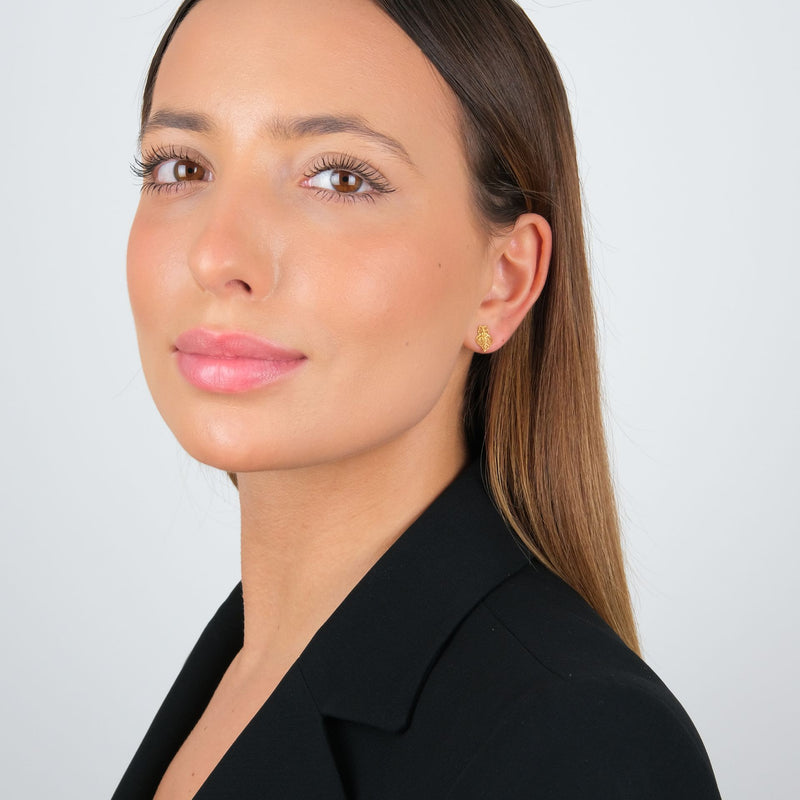 Earrings Heart of Viana XXS in 19,2Kt Gold