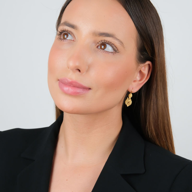 Earrings Queen XS in 19,2Kt Gold