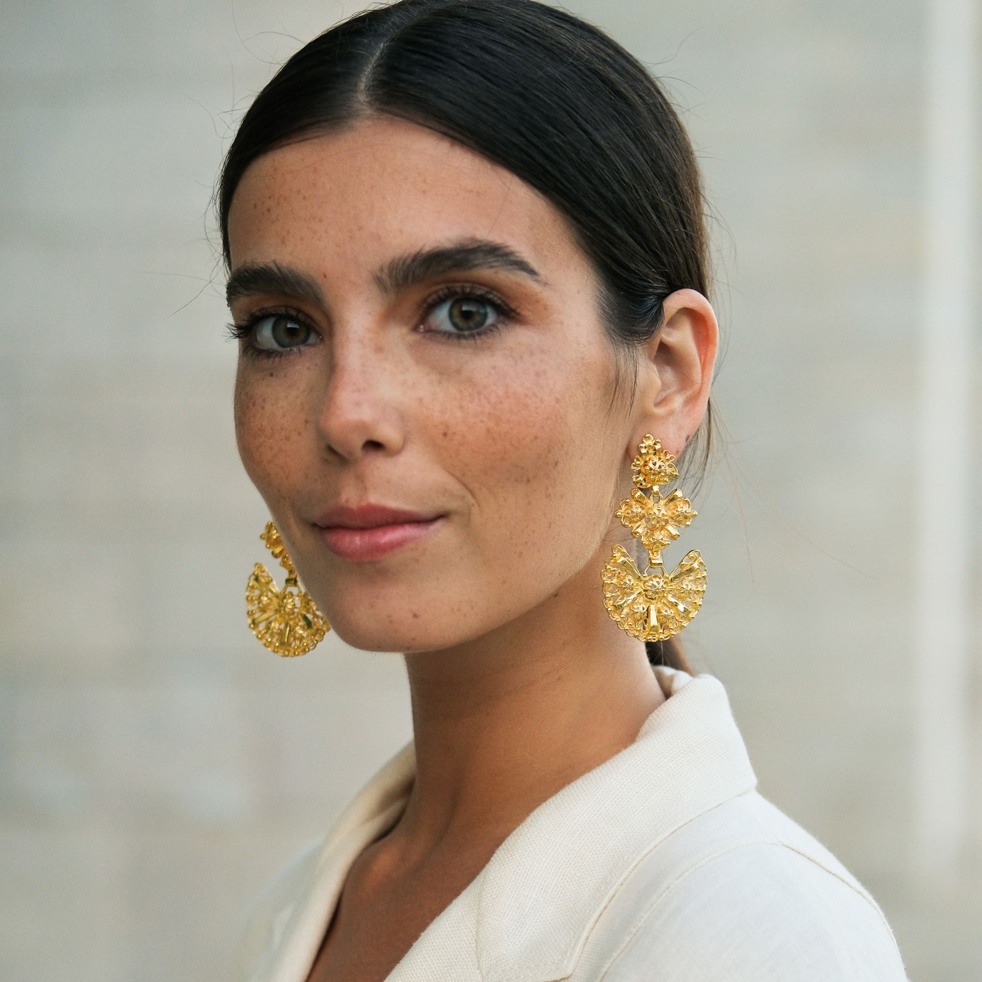Galegos Earrings in Gold Plated Silver