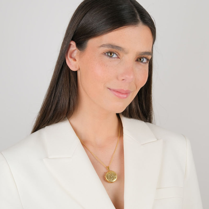 Necklace Memoria in Gold Plated Silver