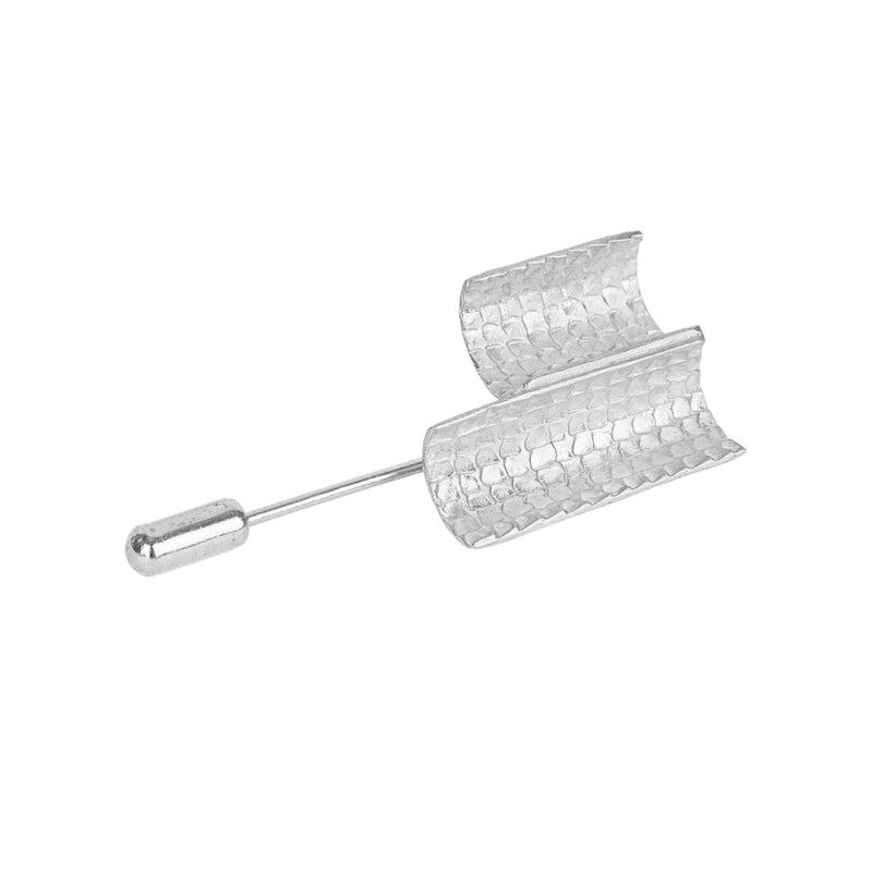 Pin Engawa in Silver