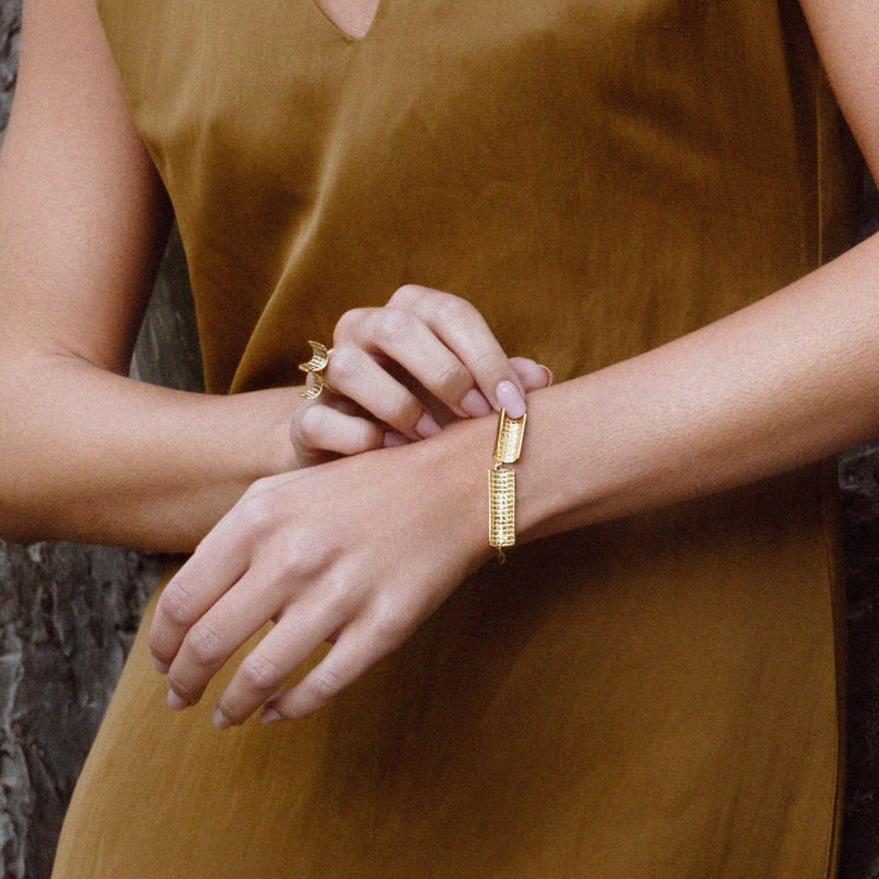 Bracelet Engawa in Silver