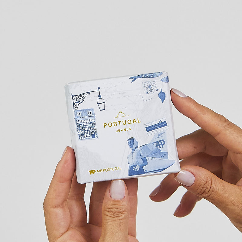 Bracelet Green and Red Caramujo in Gold Plated Silver