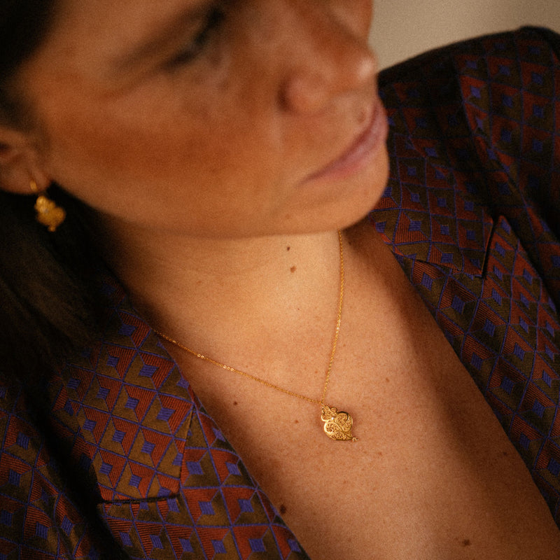 Set Heart Full in 19,2Kt Gold and Diamond