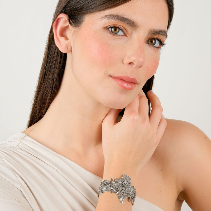 Bracelet Heart of Viana XL in Silver