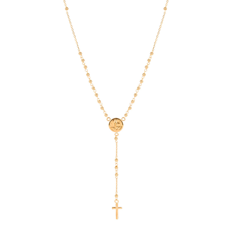 Necklace Rosary in 19,2Kt Gold