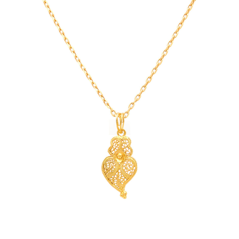 Necklace Heart of Viana S in 19,2Kt Gold