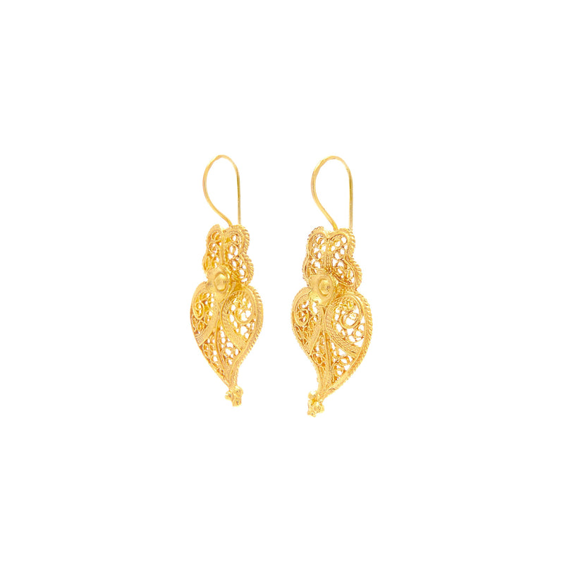 Earrings Heart of Viana S in 19,2Kt Gold