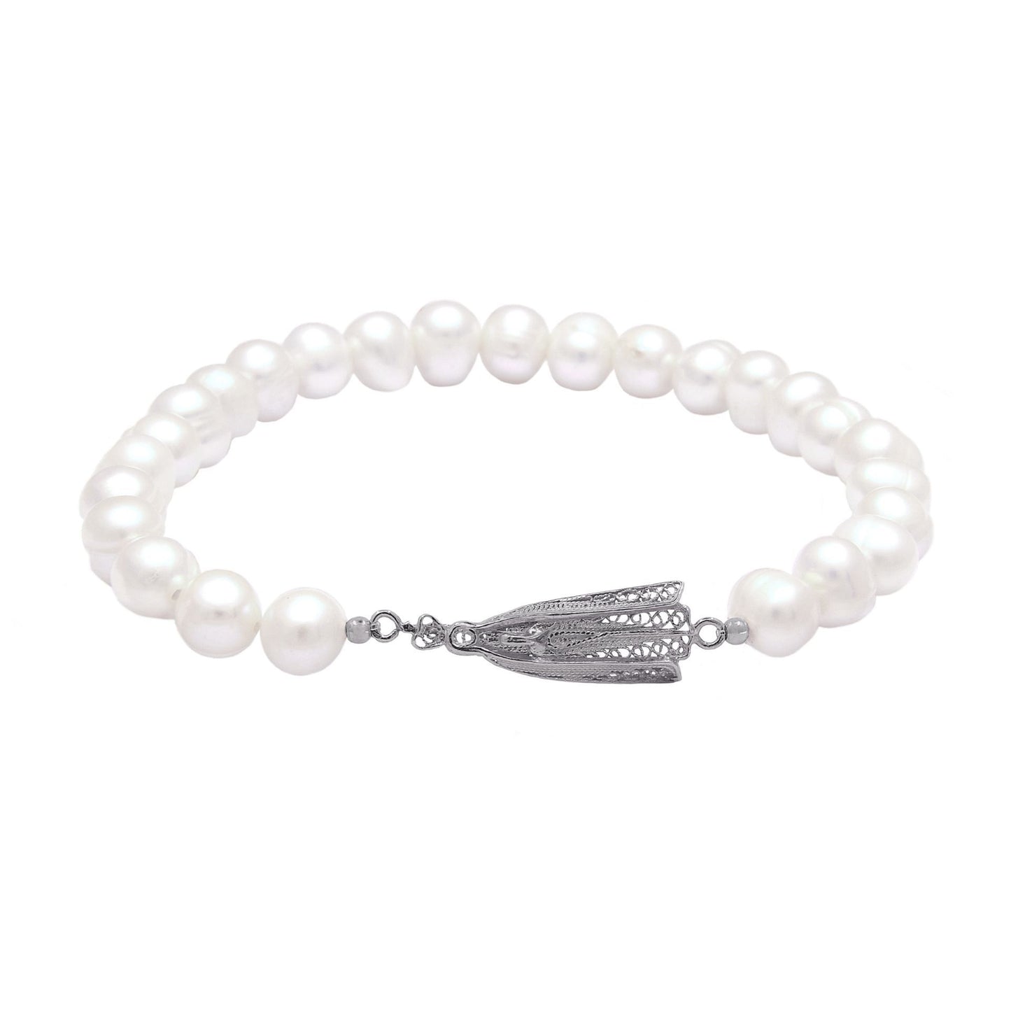 Set Our Lady of Fátima in Silver