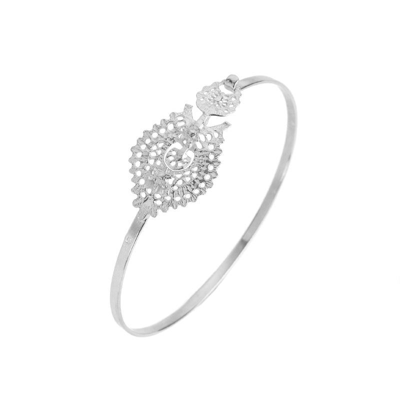 Queen Bracelet Bangle in Silver