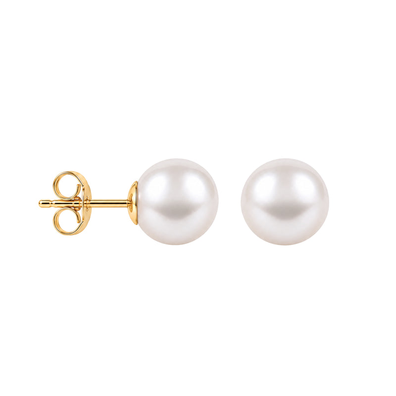 Earrings Pearl S Stud in 19.2Kt Gold