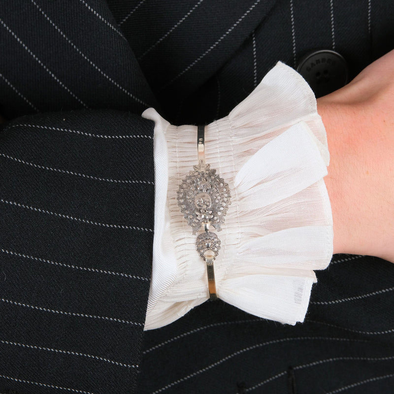 Queen Bracelet Bangle in Silver