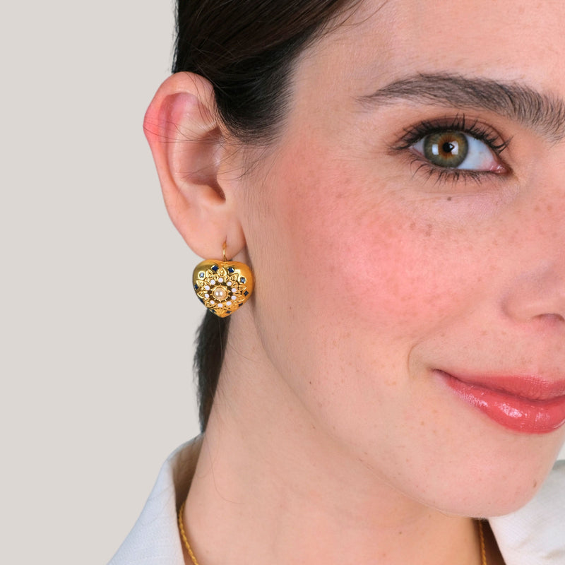 Earrings MATI in Gold Plated Silver