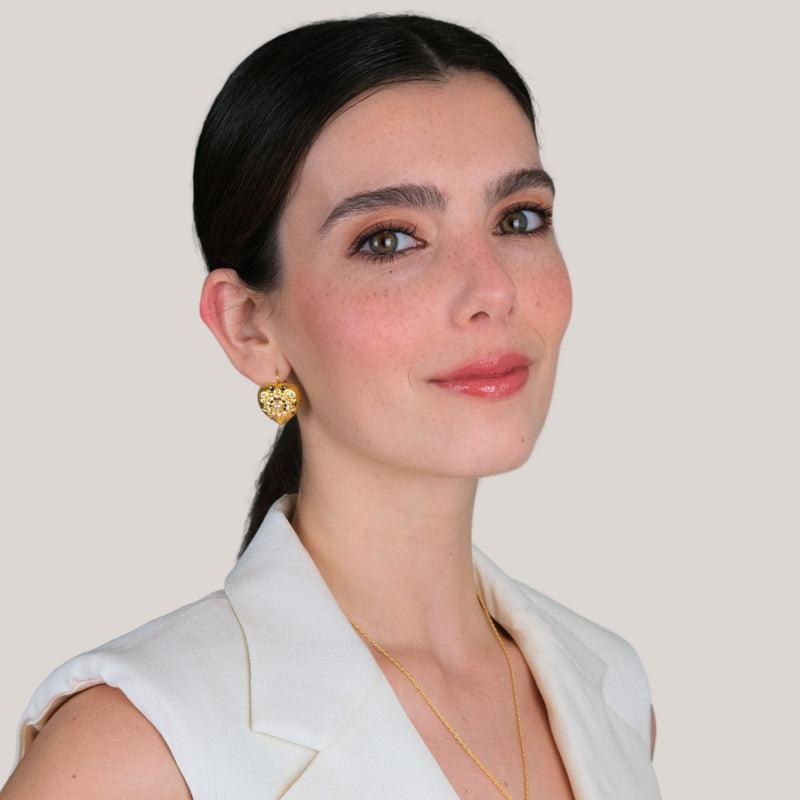 Earrings MATI in Gold Plated Silver