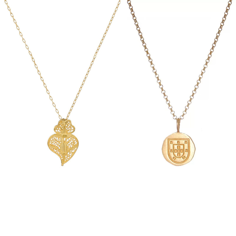 Set Saudade in Gold Plated Silver