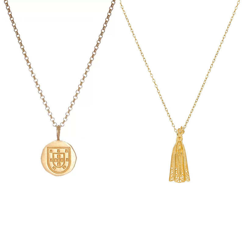 Set Saudade III in Gold Plated Silver