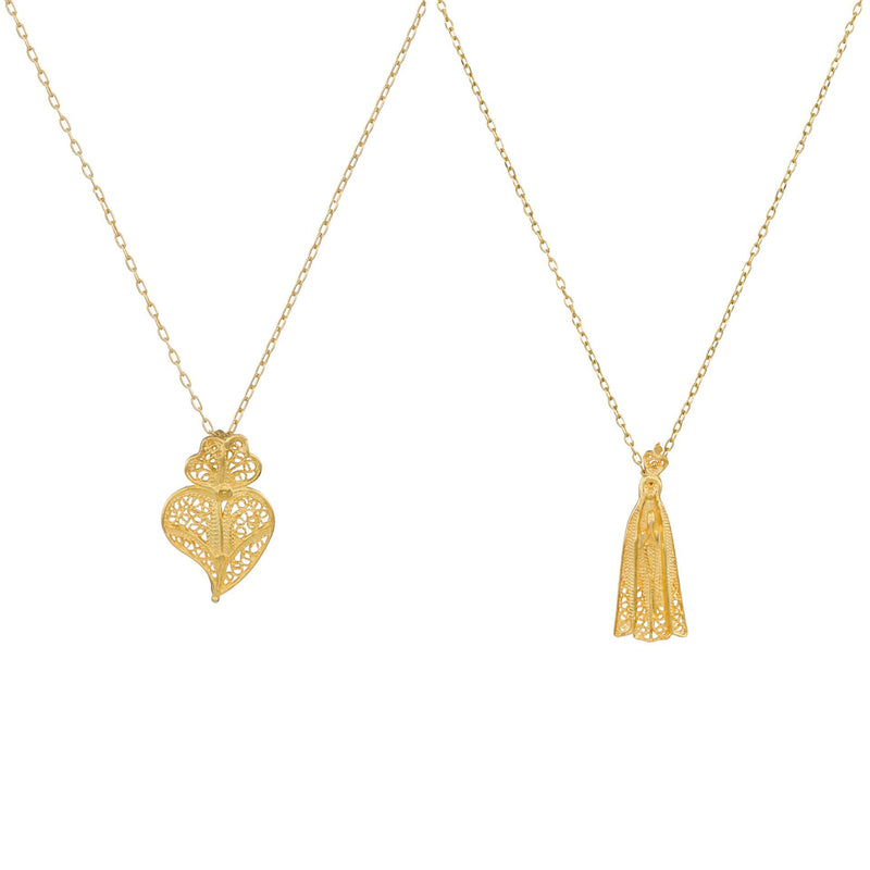 Set Saudade II in Gold Plated Silver