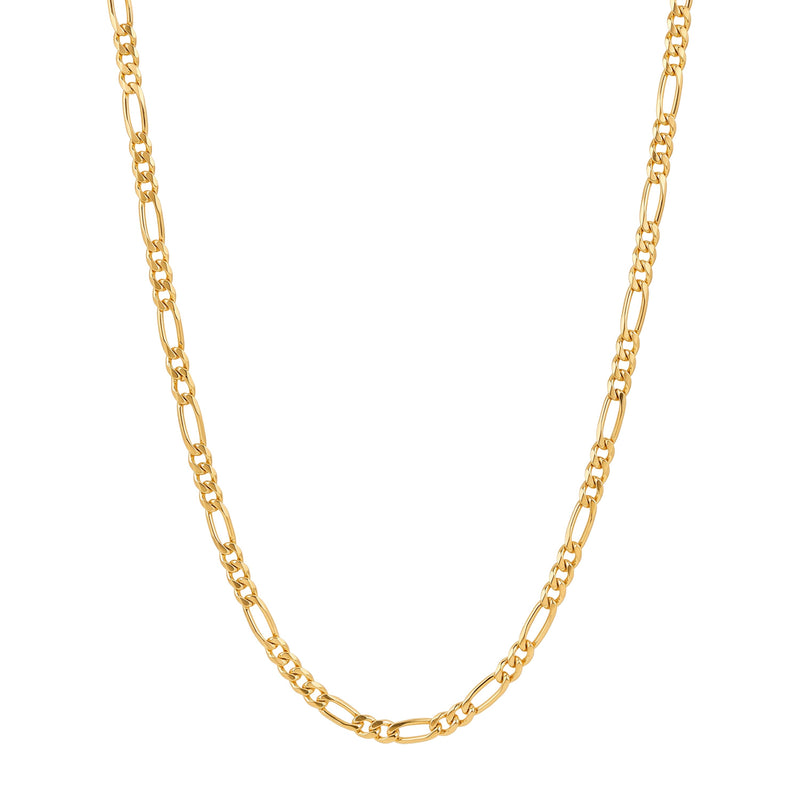 Colar Malha 3+1 5mm em Ouro 19,2 Kt