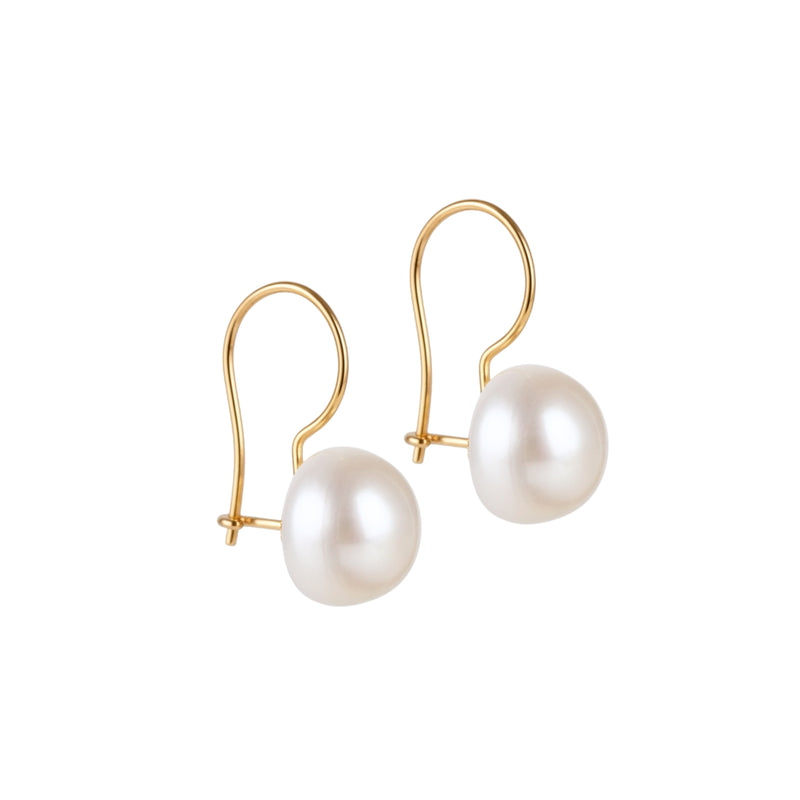 Earrings Pearl S in 19.2Kt Gold
