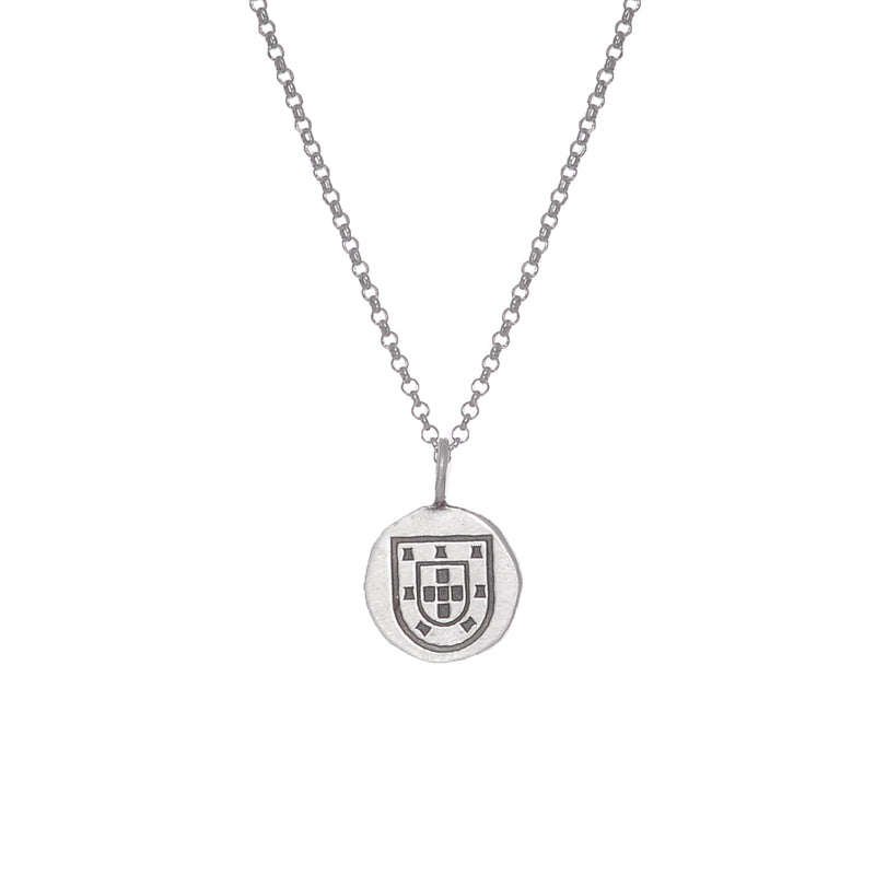 Necklace Escudo in Silver