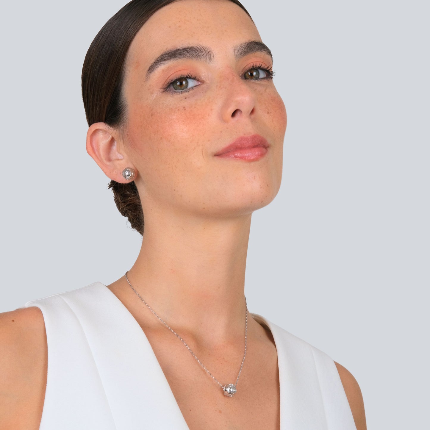 Necklace Viana's Conta in Silver