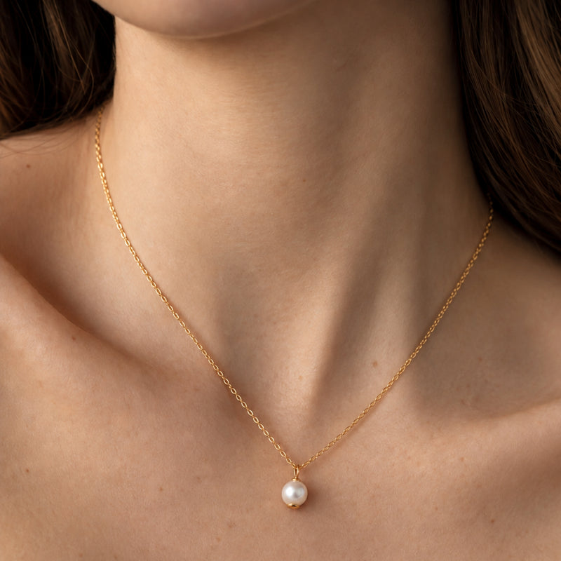 Necklace Pearl in 19.2Kt Gold
