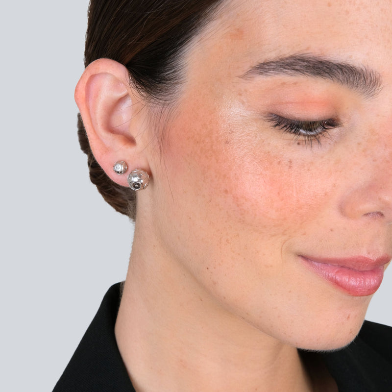 Boucles d'Oreilles Contas de Viana XS en Argent