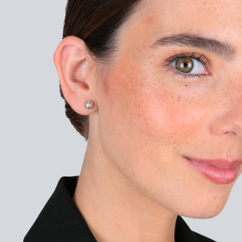 Boucles d'Oreilles Contas de Viana XS en Argent