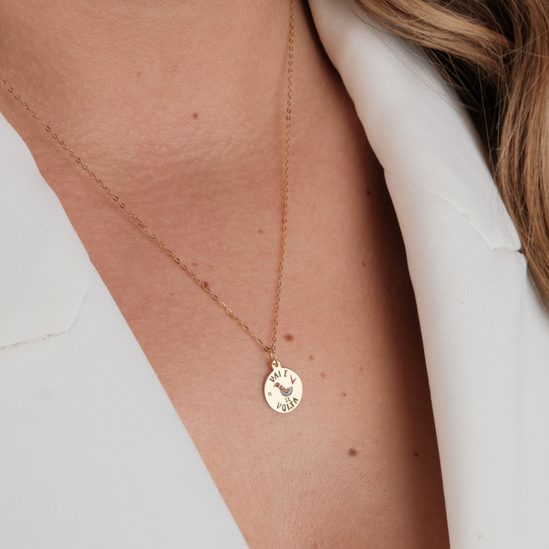 Pendant Vai e Volta in 19,2Kt Gold