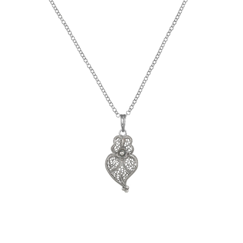 Necklace Heart of Viana 2,5cm in Silver