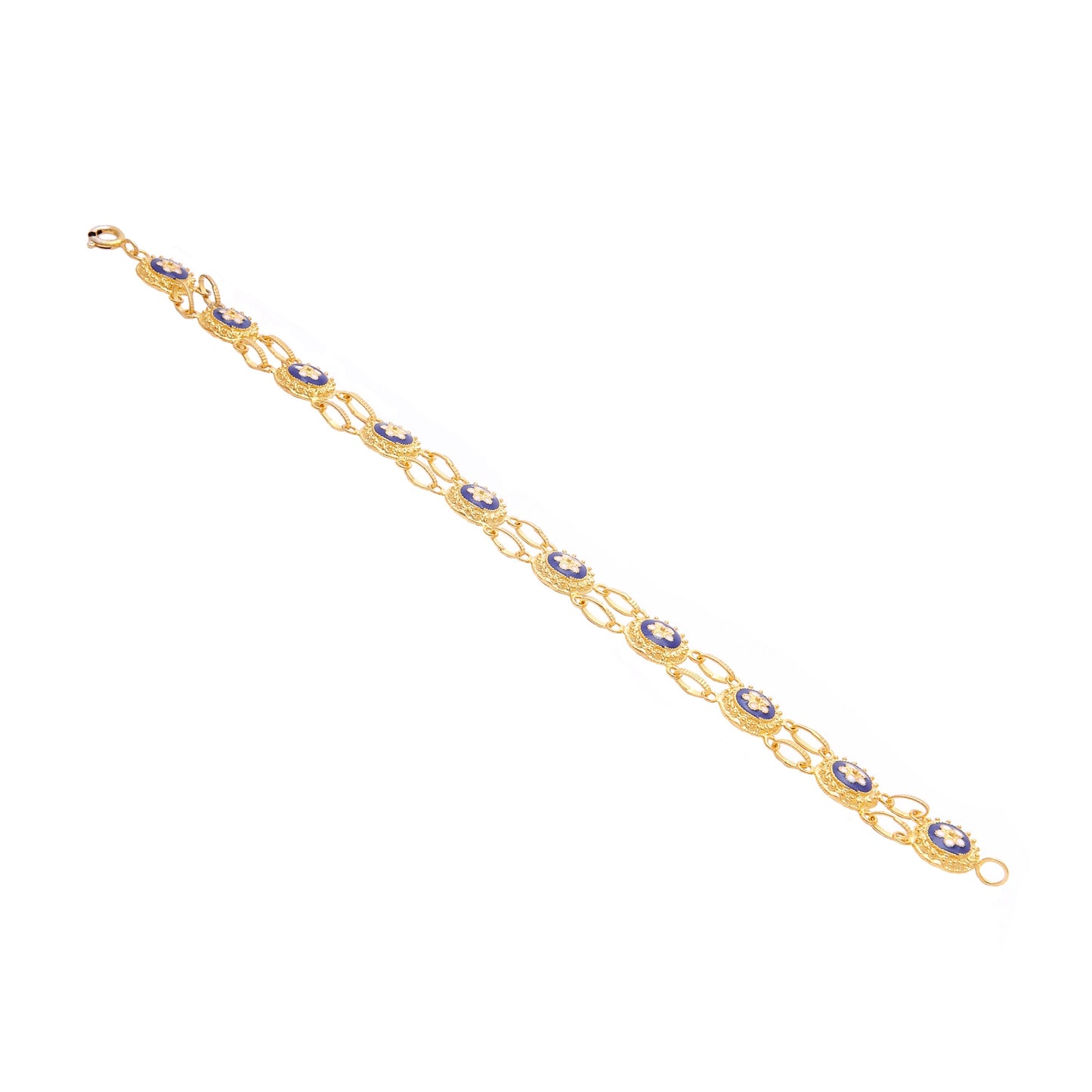Bracelet Caramujos in Gold Plated Silver