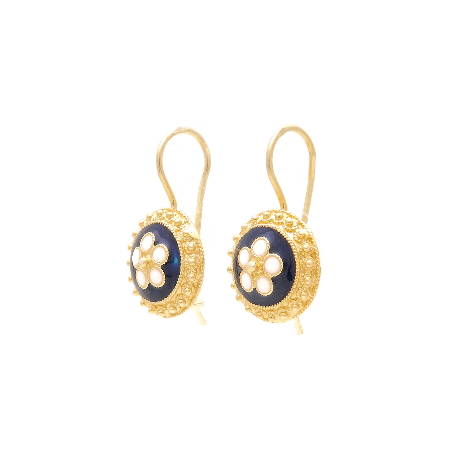 Earrings Caramujo in 9Kt Gold