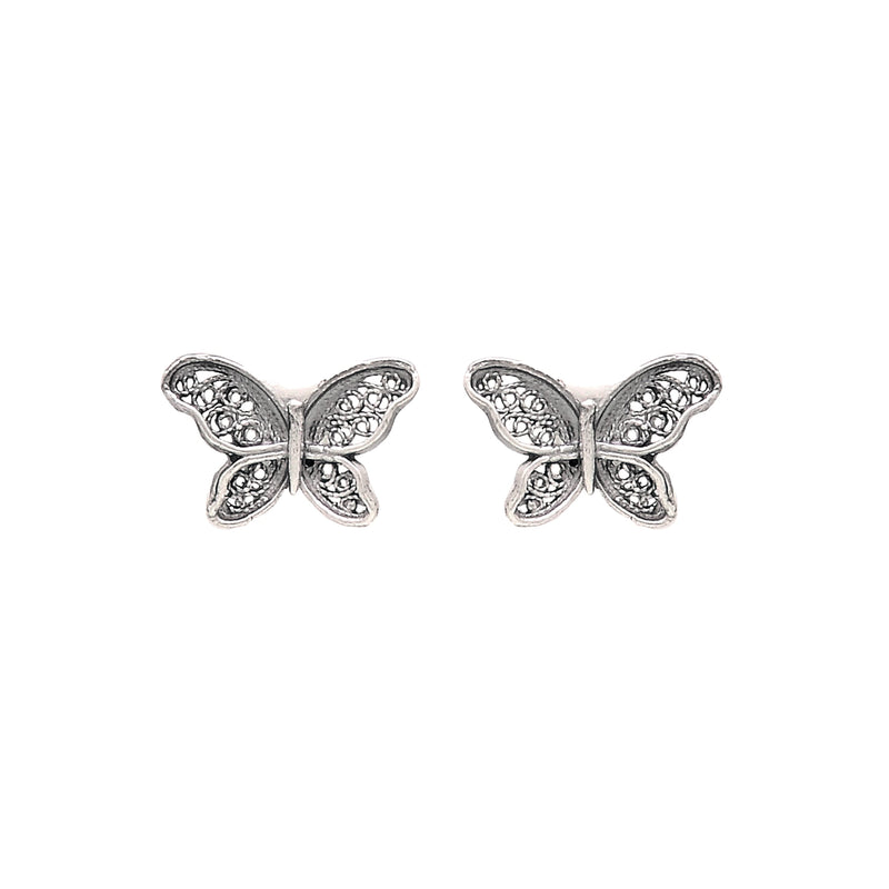 Earrings Butterfly in Silver