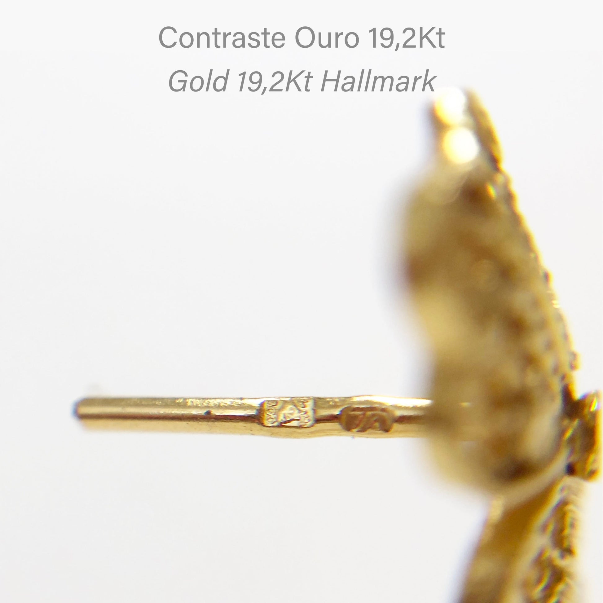 Earrings Heart of Viana XS in 19,2Kt Gold