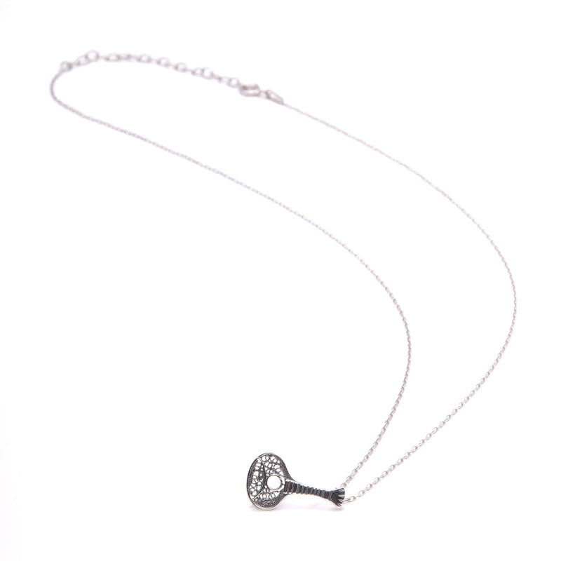 Necklace Guitar in Silver