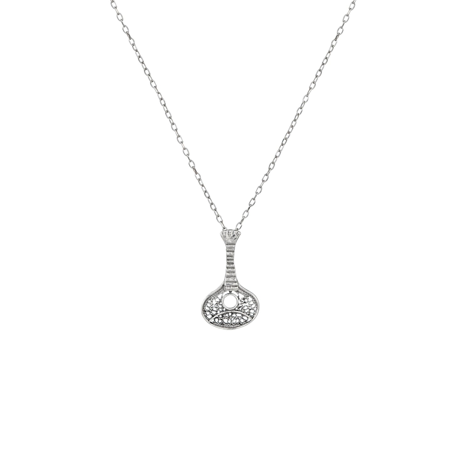 Necklace Guitar in Silver