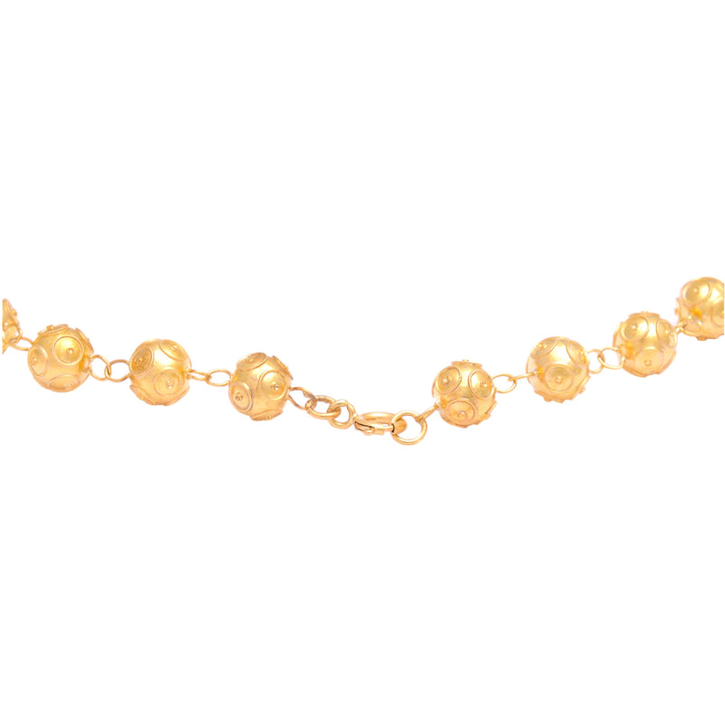 Necklace Viana's Contas in Gold Plated Silver