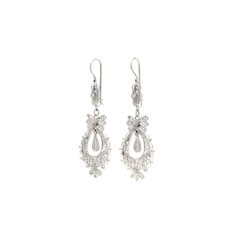Earrings Princess in Silver