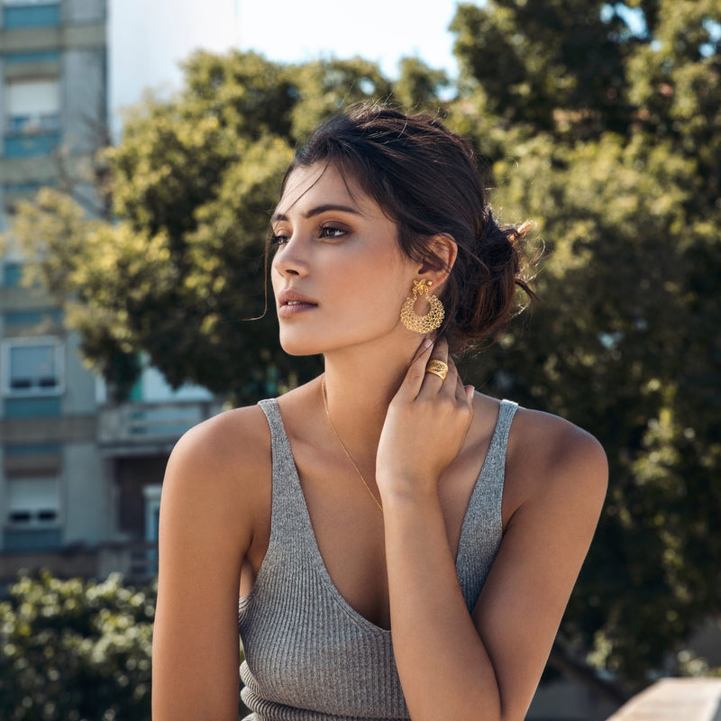 Earrings Ciclo in Silver