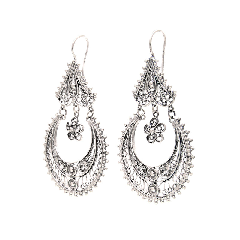 Earrings Arrecadas Ciclo in Silver
