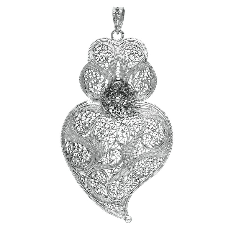 Necklace Heart of Viana 7,5 cm in Silver