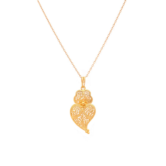 Necklace Heart of Viana M in 9Kt Gold